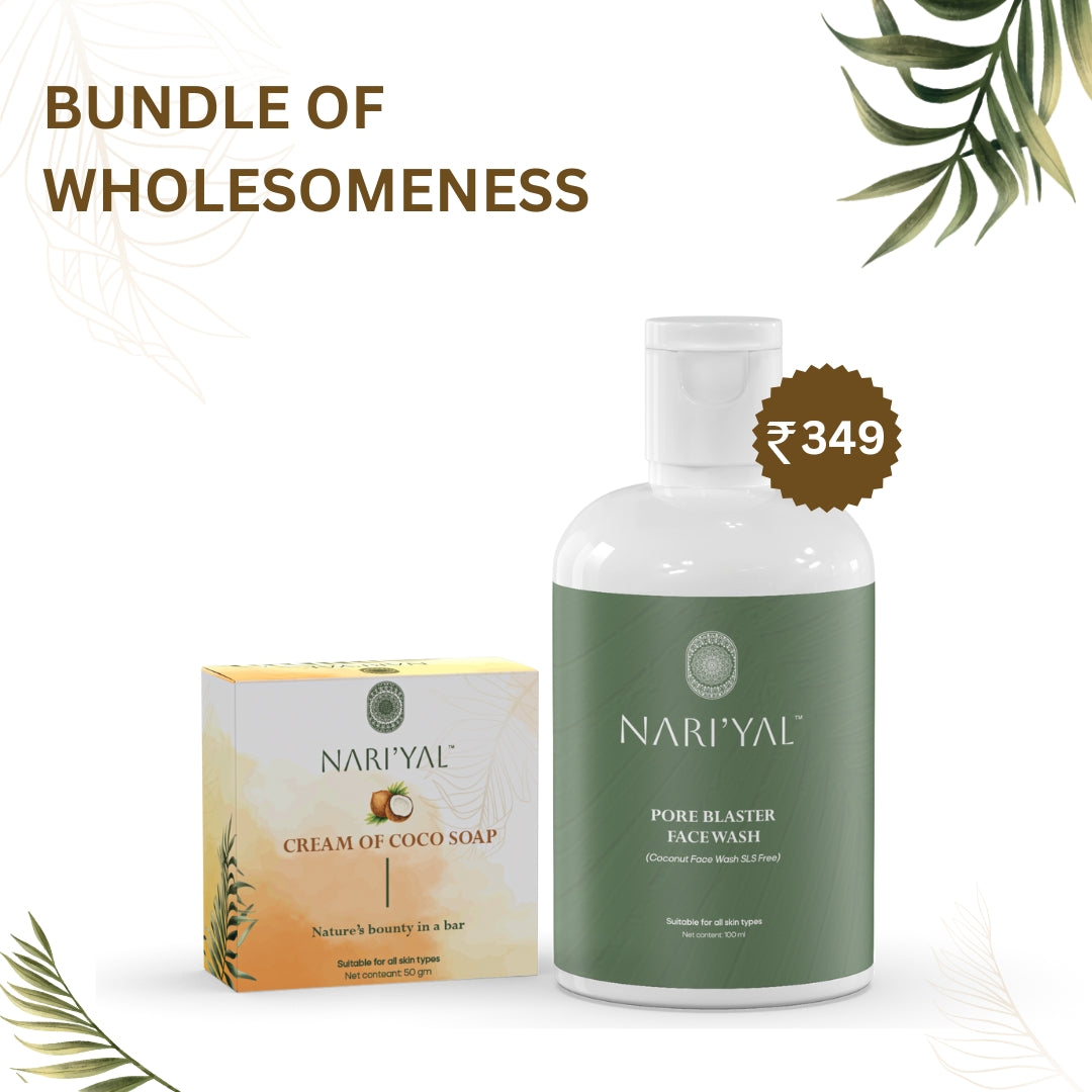 BUNDLE OF WHOLESEMNESS (Face wash(100ml), Soap)