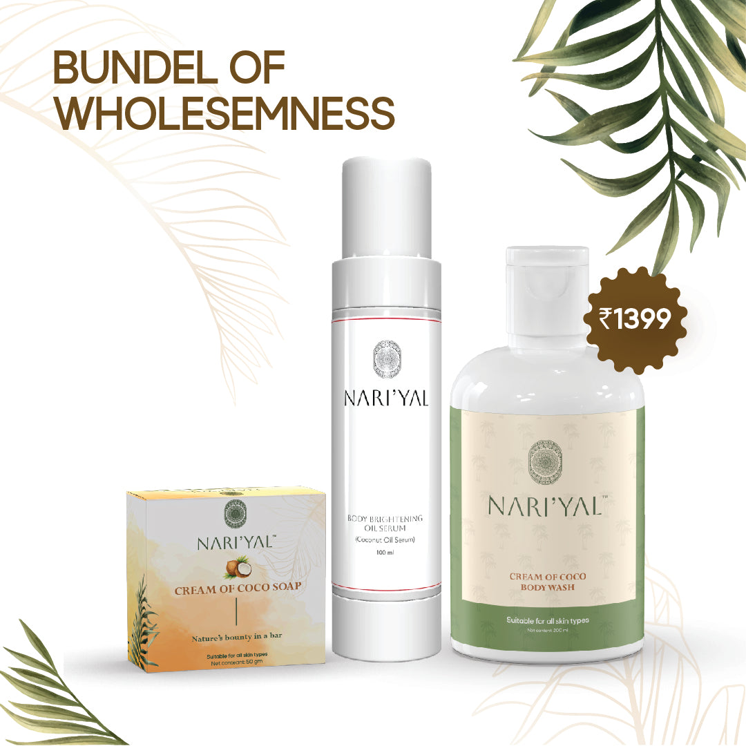 BUNDEL OF WHOLESOMNESS (Body serum, Soap,Body Wash)