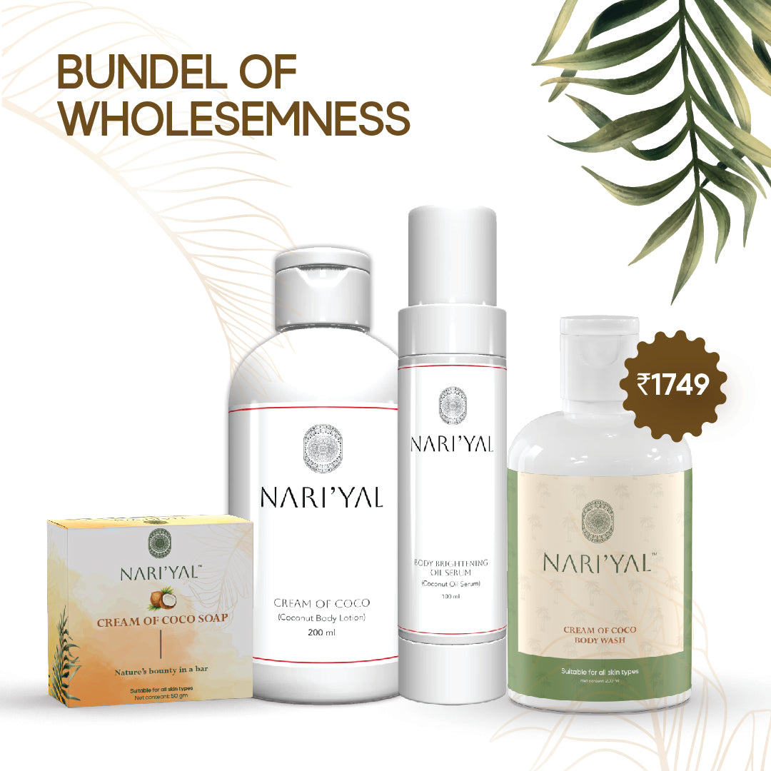 BUNDEL OF WHOLESEMNESS (Body serum, Body Lotion, Body Wash ,Soap)